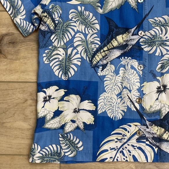 Guy Harvey Silk Hawaiian Shirt‎ - Picture 4 of 16